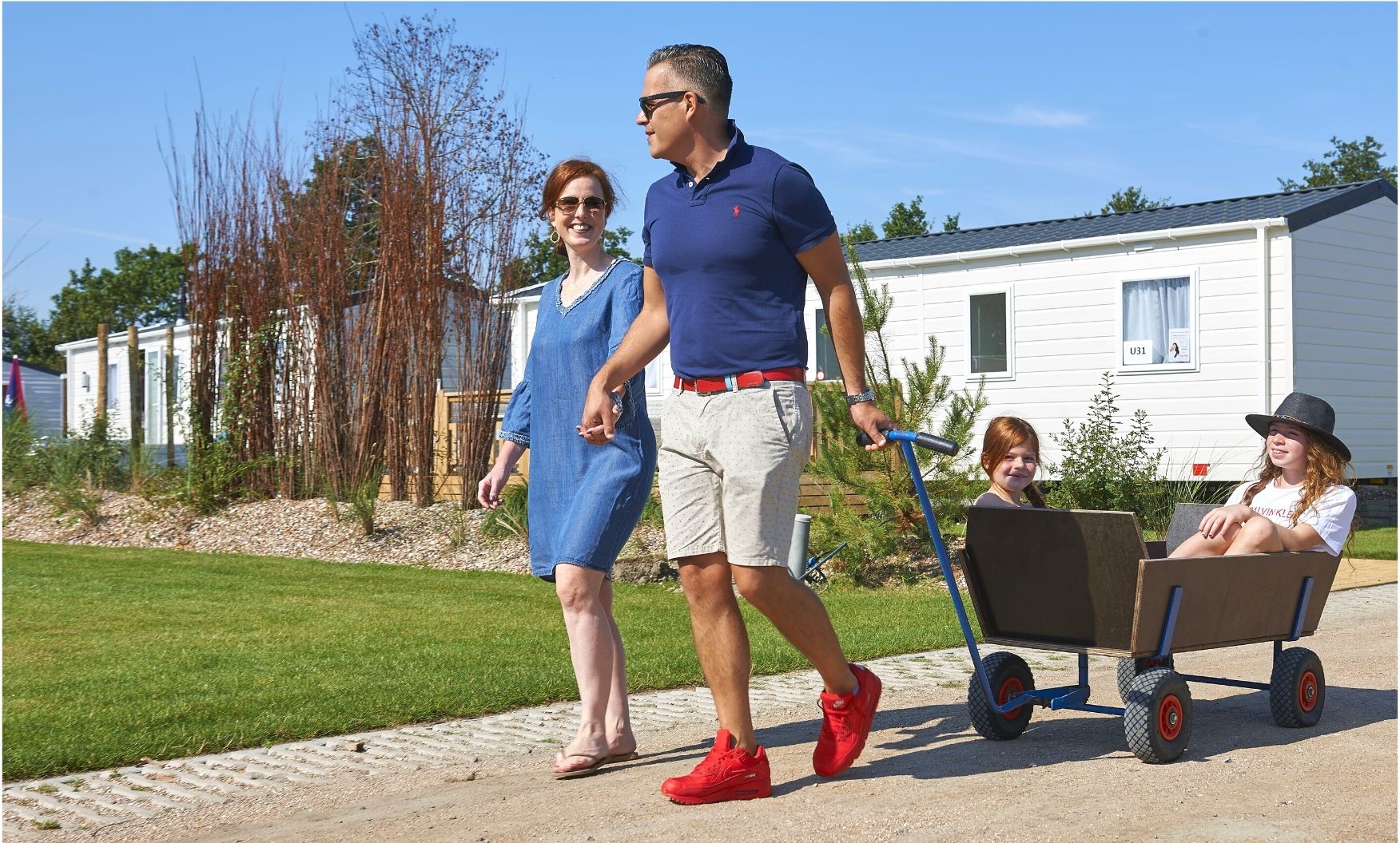 Familie op Vakantiepark de Oase in Renesse