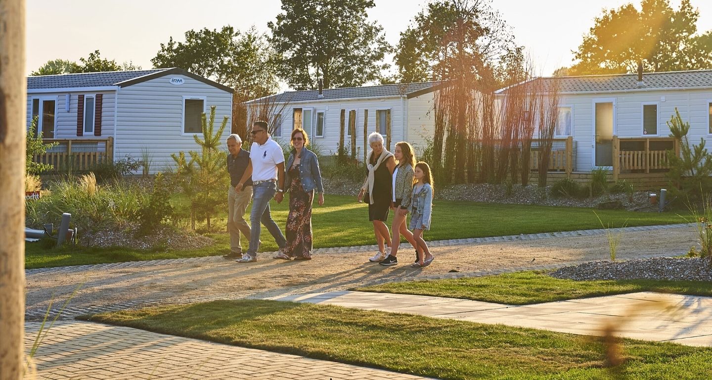 Familie op Vakantiepark de Oase