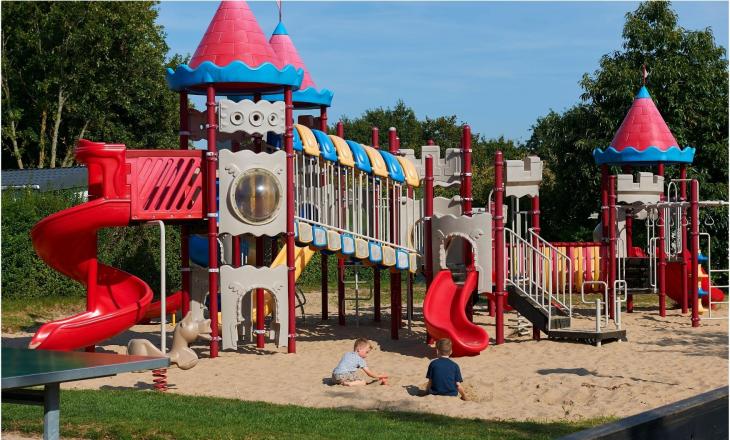 Speelkasteel op Vakantiepark de Oase in Renesse