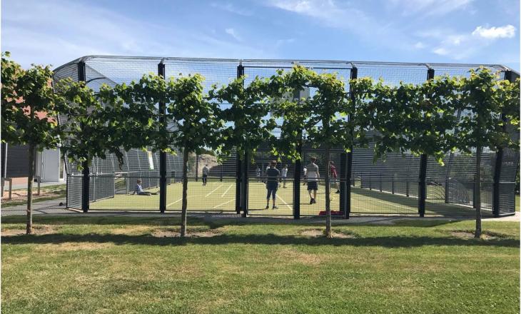 Voetbalkooi op op Vakantiepark in de Bongerd in Oostkapelle